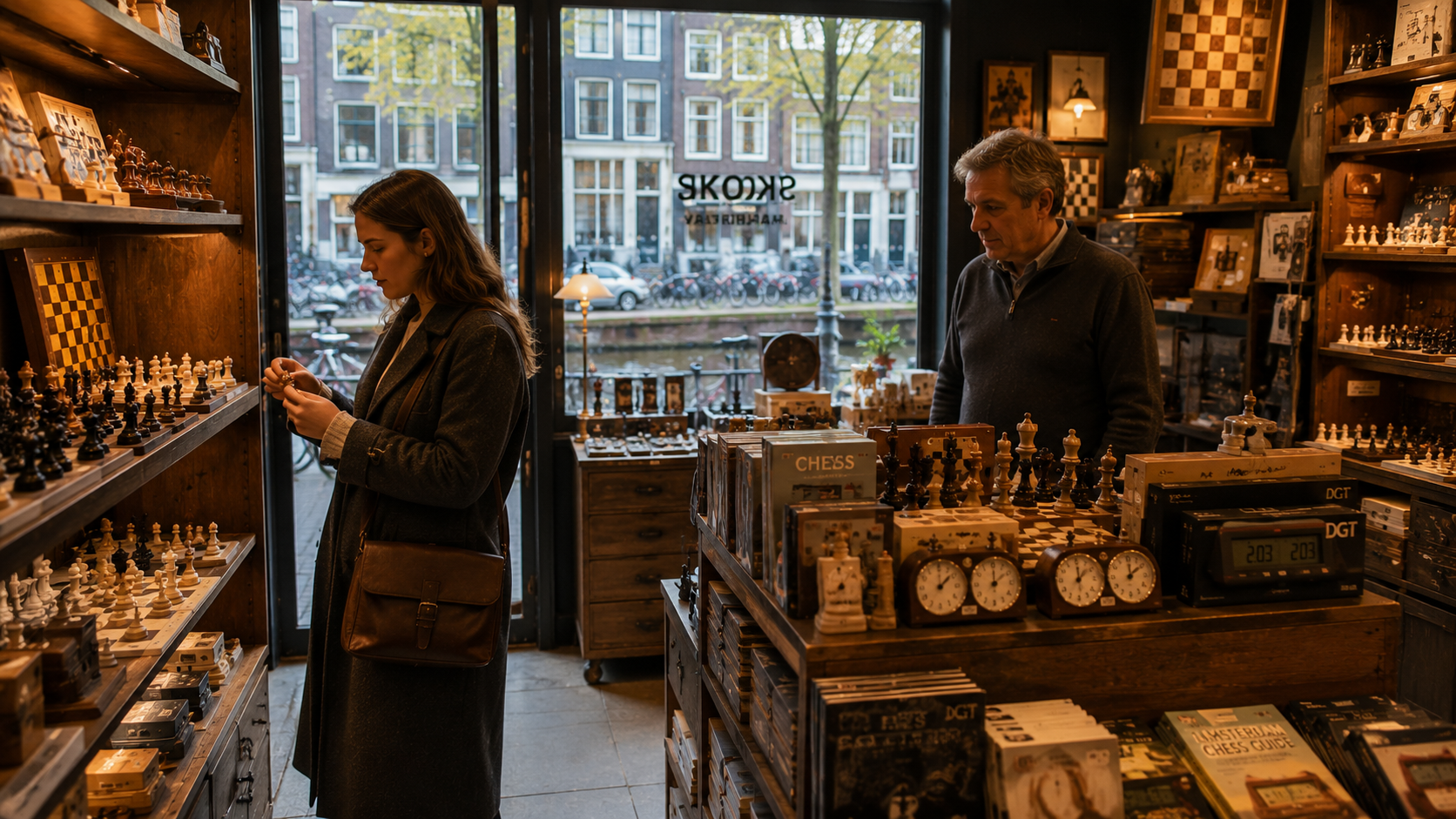 Chess shop in Amsterdam